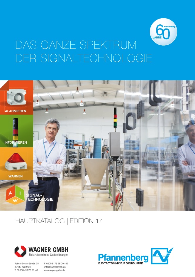 Pfannenberg Signaltechnologie Hauptkatalog Edition14