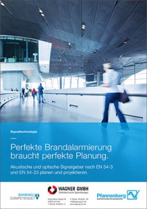 Pfannenberg Brandalarmierung nach EN 54-3 & EN 54-23 Infrastruktur Flyer