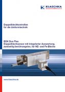 KLASCHKA, Doppelblechkontrolle, BDK Duo Flex