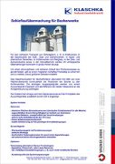 Klaschka Flyer Schieflaufüberwachung Becherwerke