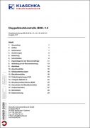 KLASCHKA, Doppelblechkontrolle, BDK-1.3 Gerätebeschreibung