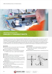 LED2WORK LED Arbeitsplatzleuchten UNILED II TUNABLE WHITE