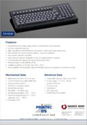 PRINTEC DS Industrie Tastatur aus Kunststoff DS 102 W