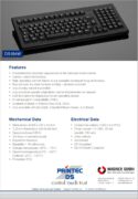 PRINTEC DS Industrie Tastatur aus Kunststoff DS 104 W