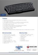 PRINTEC DS Industrie Tastatur aus Kunststoff DS 86 W