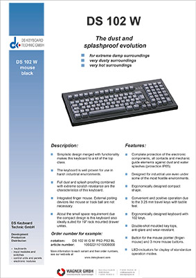 PRINTEC-DS Tastatur DS 102 W Beitragsbild