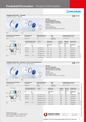 PFLITSCH Produktinformation blueglobe CLEAN Plus Polyamid