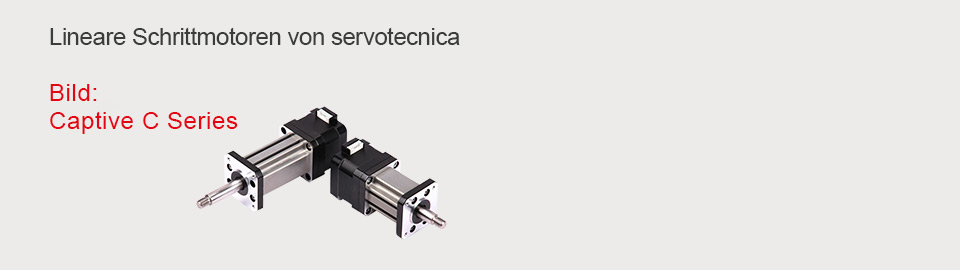 Lineare Schrittmotoren von servotecnica slider
