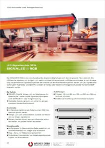 LED2WORK LED Maschinenleuchten Industrieleuchten SIGNALED II RGB