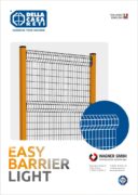 Della Casa Reti Schutzzaunsystem EASY-BARRIER LIGHT Flyer IT EN WAGNER GMBH