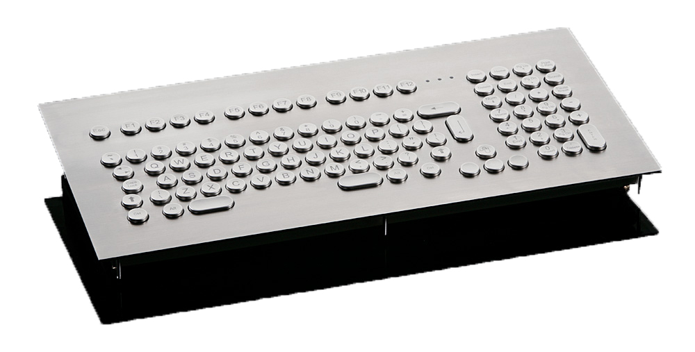 PRINTEC DS Edelstahltastatur 102 T-ES Maus Bild
