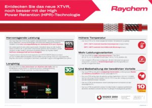 Raychem chemelex XTVR Selbstregelndes Heizband Bild Flyer