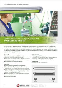 LED2WORK LED Maschinenleuchten Industrieleuchten TUBELED_25 RGB-W