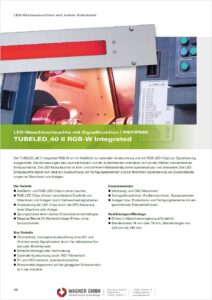 LED2WORK LED Maschinenleuchten, Industrieleuchten TUBELED_40 II RGB-W Integrated