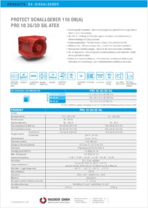 Pfannenberg PROTECT Schallgeber PRO 10 3G/3D SIL ATEX
