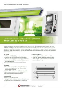 LED2WORK LED Maschinenleuchte TUBELED_40 II RGB-W