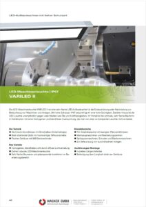 LED2WORK LED Maschinenleuchten, Industrieleuchten, VARILED II