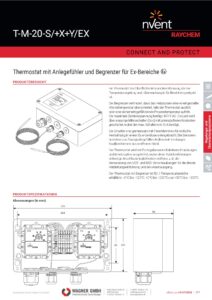 nVent RAYCHEM T-M-20-S/+X+Y/EX mechanisches Thermostat