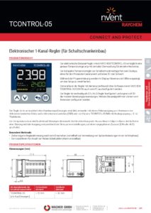 nVent RAYCHEM TCONTROL 05 elektronisches Thermostat