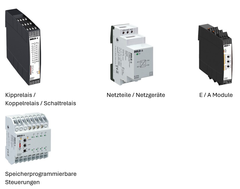 Hier geht es zum Katalog DOLD Steuerungstechnik DOLD Steuerungstechnik Produkte