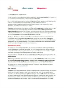 nVent RAYCHEM Chemelex WAGNERGMBH