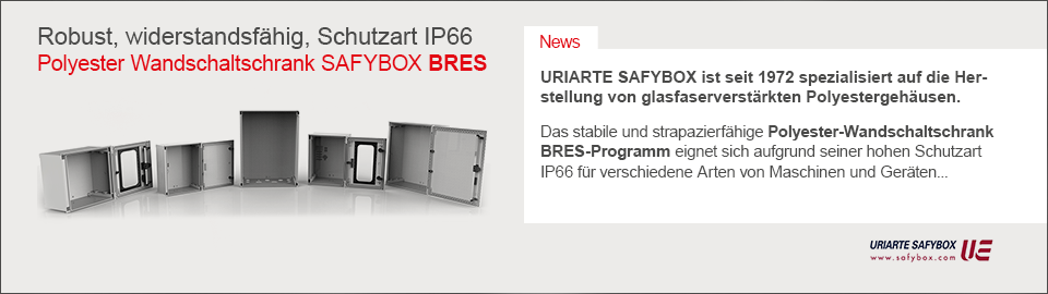 Slider Uriarte Safybox Wandschaltschränke BRES, WAGNERGMBH