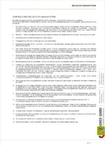 BARAD Kabeltragsysteme, Beleuchtungssystem,WAGNER GMBH