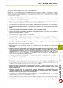 BARAD, Kabeltragsysteme, Trag- und Montageelemente WAGNER GMBH