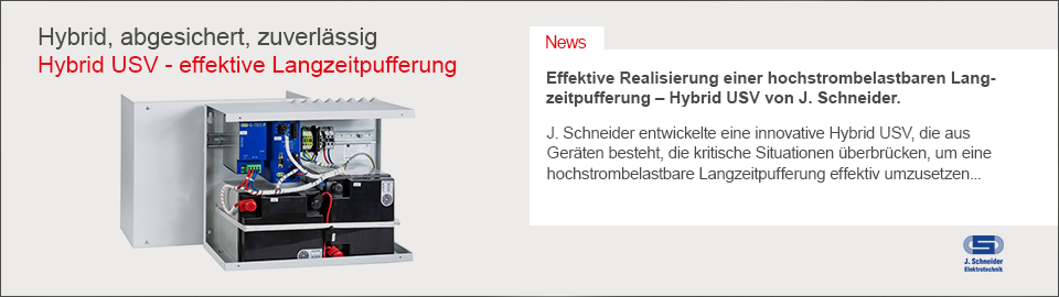 J. Schneider Hybrid USV, WAGNER GMBH