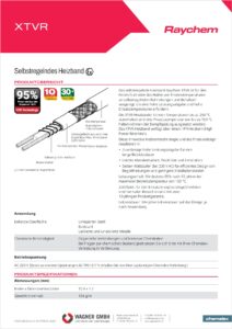 Raychem chemelex XTVR selbstregelndes Heizband WAGNER GMBH