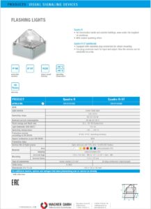 Pfannenberg Blitzleuchte Quadro R + RST, Bild