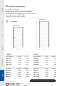 Della Casa Reti Easy Barrier Türen Pfosten WAGNER GMBH