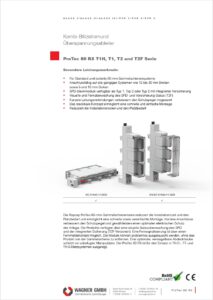 Raycap ProTec 60 RX Serie Blitz-und Überspannungsschutz Datenblätter WAGNER GMBH