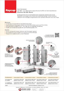 Raycap ProTec 60 RX Serie Blitz-und Überspannungsschutz Flyer WAGNER GMBH