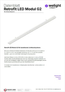 welight intelligent rfl 101 Retrofit g2 Lichtband Modul WAGNER GMBH-Bild