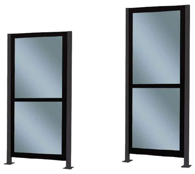 Della Casa Reti Easy Barrier Polycarbonat Bild nebeneinander