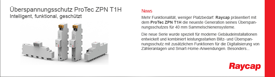 Raycap ProTec ZPN T1H Überspannungsschutz WAGNER GMBH 07-2026